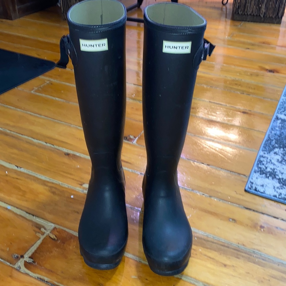 Hunter Rubber Knee-High Rain Boots